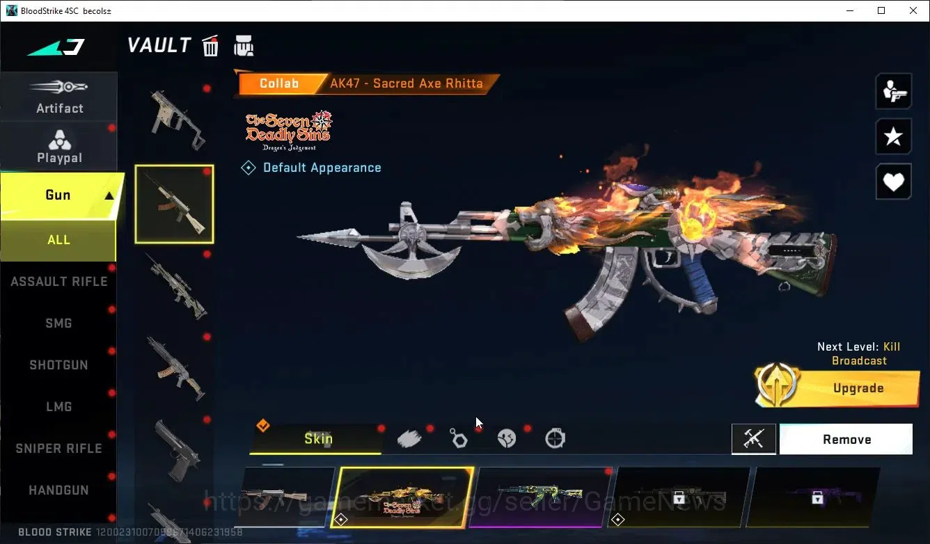 Blood Strike Accounts ASIA|ETERNAL DeAgle+Collab TOKREV MCX,FN2K,Takemic image 12