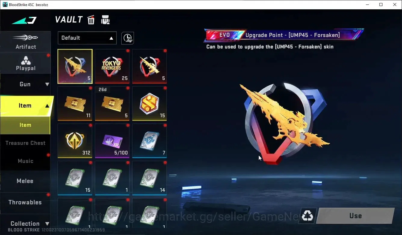 Blood Strike Accounts ASIA|ETERNAL DeAgle+Collab TOKREV MCX,FN2K,Takemic image 19