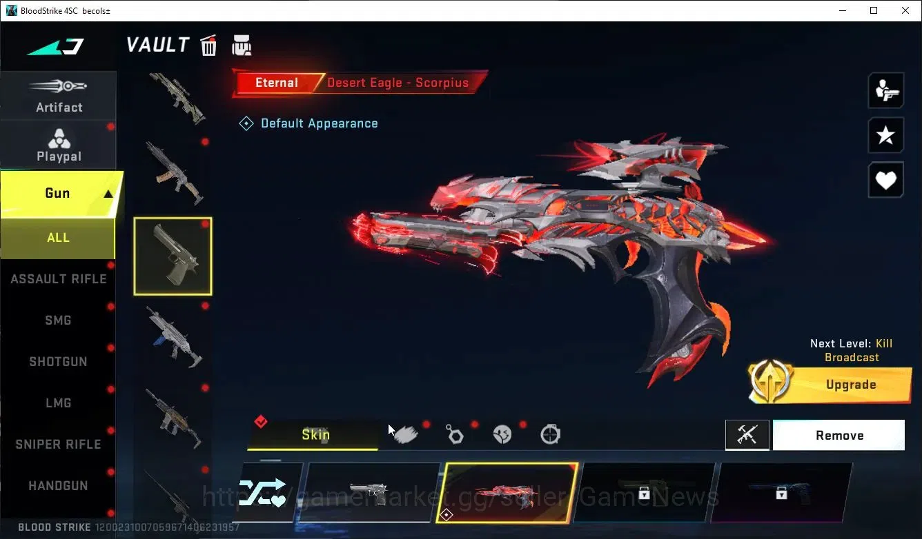 Blood Strike Accounts ASIA|ETERNAL DeAgle+Collab TOKREV MCX,FN2K,Takemic image 9