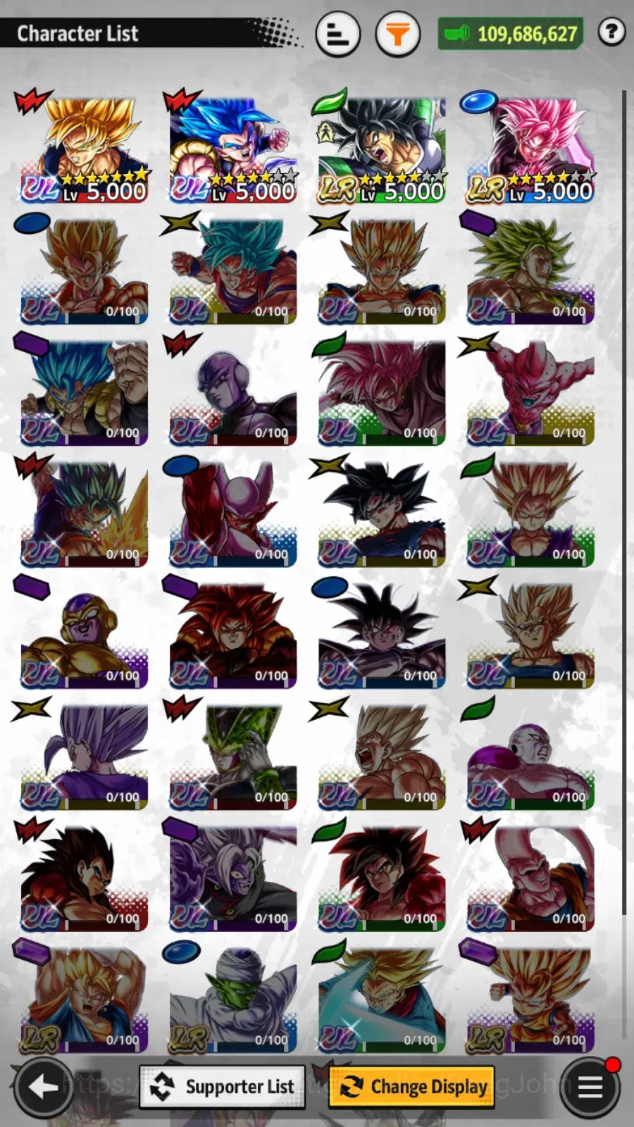 Dragon Ball Legends Accounts Android | Lvl 158|109M Total Power|27.5K CC|2 LR|2 image 14
