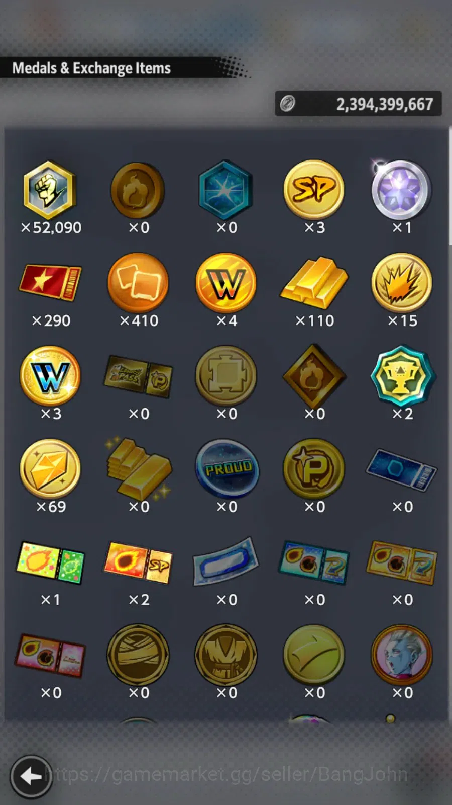 Dragon Ball Legends Accounts Android | Lvl 158|109M Total Power|27.5K CC|2 LR|2 image 3