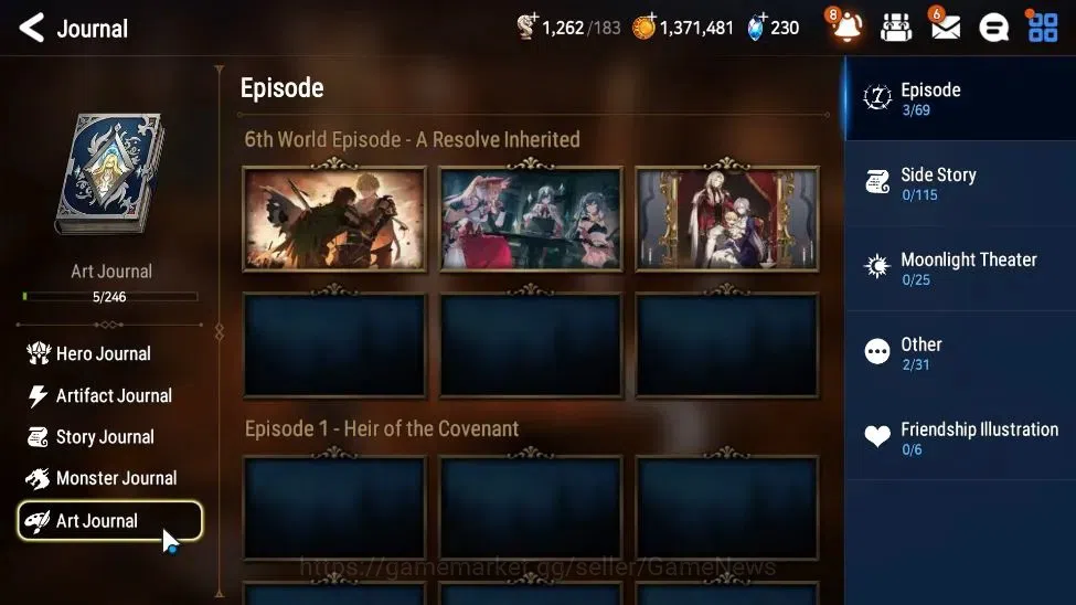 Epic Seven Accounts GLOBAL Unverif|New Era|Fresh Starter|1 ML(Belian)+ image 18