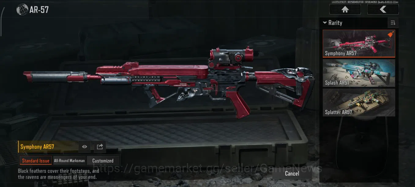 Arena Breakout Accounts High-End [MOBILE] Lv30|SV 215M|CV 99M|5 Weapon Skin Legend[Fangs MPX, Flag AEK, etc]|8 T7, 2 SD 9