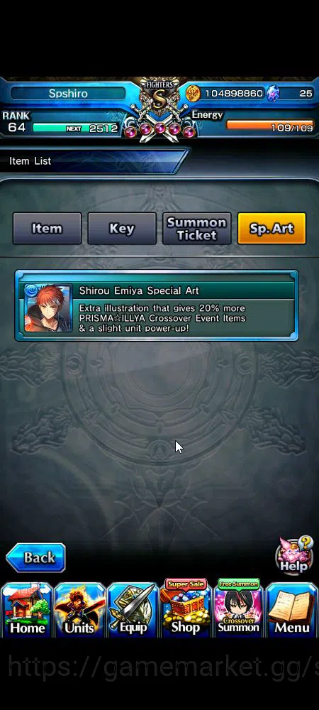 Grand Summoners Accounts Global|Rank 64|1 Sp Art+11 Ascend+4 TW|[Emiya,Miko image 18