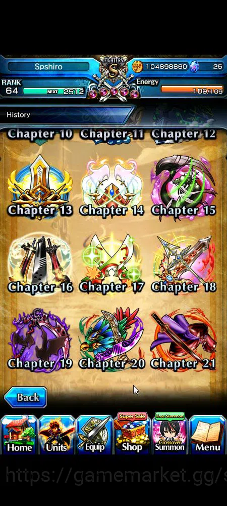 Grand Summoners Accounts Global|Rank 64|1 Sp Art+11 Ascend+4 TW|[Emiya,Miko image 2