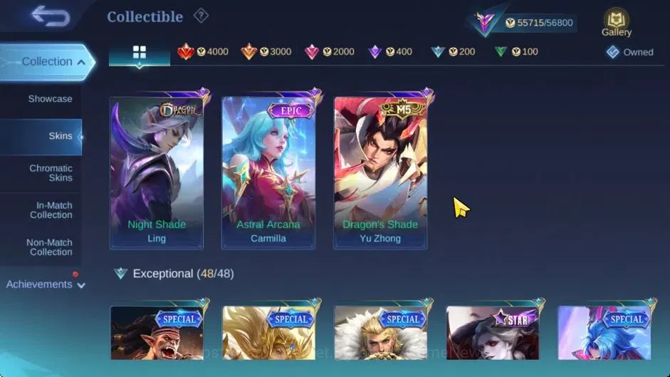 Mobile Legends: Bang Bang Accounts Hero 133|High Glory 60|Skin 235|Prime Granger,CC N image 12