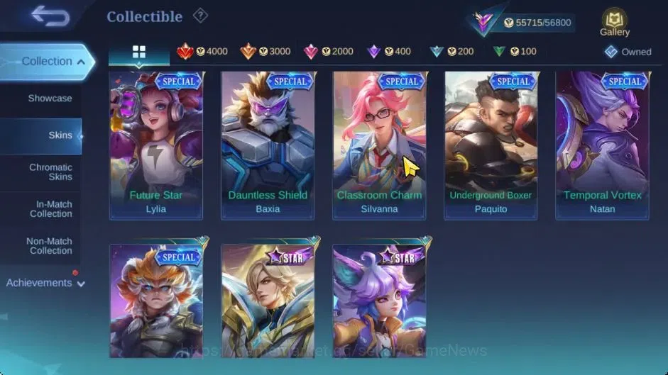 Mobile Legends: Bang Bang Accounts Hero 133|High Glory 60|Skin 235|Prime Granger,CC N image 17