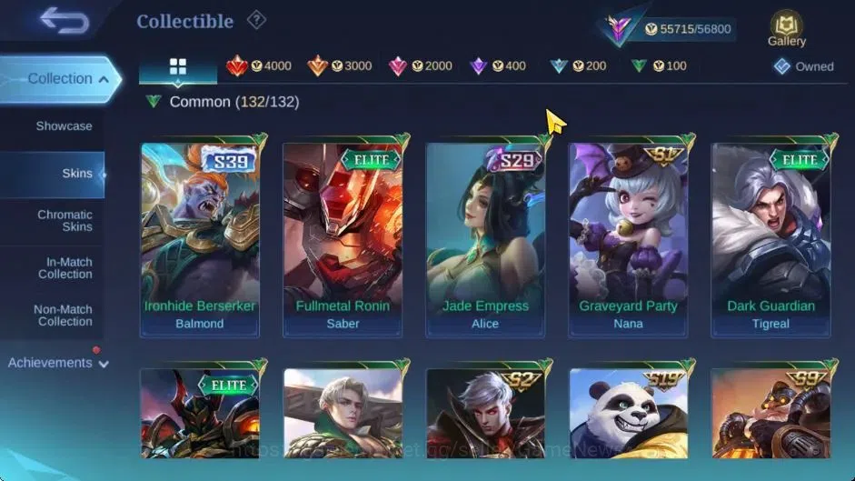 Mobile Legends: Bang Bang Accounts Hero 133|High Glory 60|Skin 235|Prime Granger,CC N image 18