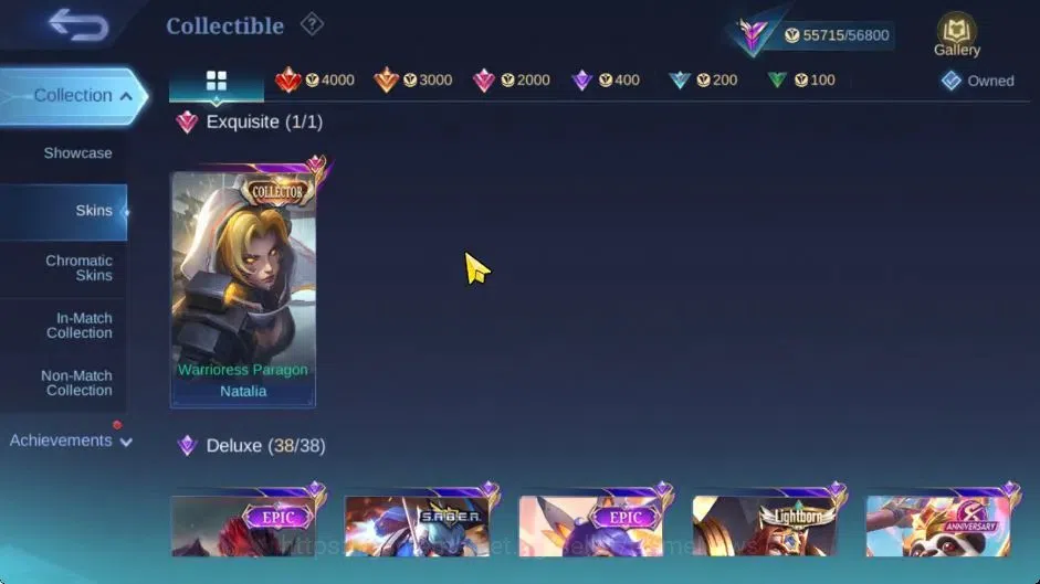 Mobile Legends: Bang Bang Accounts Hero 133|High Glory 60|Skin 235|Prime Granger,CC N image 6