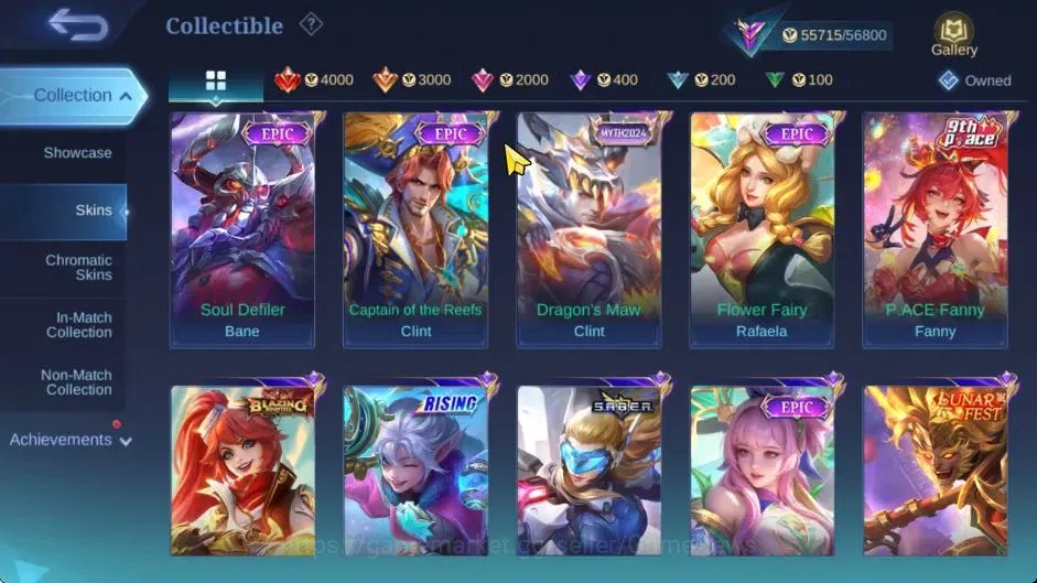 Mobile Legends: Bang Bang Accounts Hero 133|High Glory 60|Skin 235|Prime Granger,CC N image 8