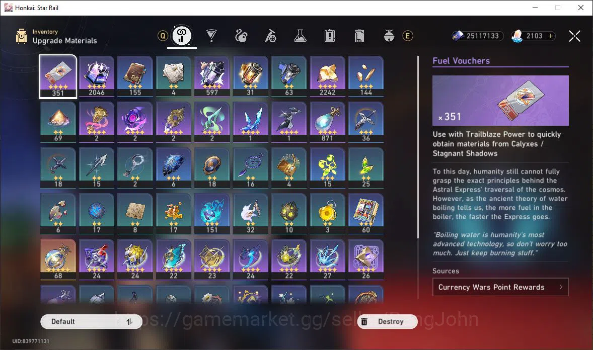 Honkai Star Rail Accounts [ASIA] TL 70 | 11 Limit | Anaxa | Cyrene | Cerydra image 10