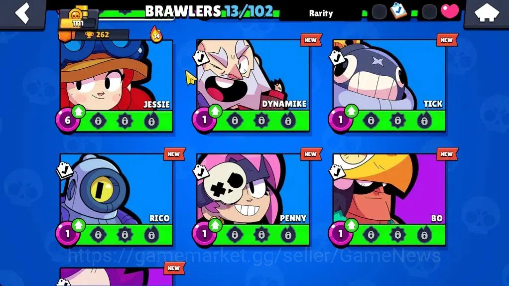 Brawl Stars Accounts 1111 Trophy|13 Brawler 1 Max Lvl (Shelly)|9 Spray  image 9