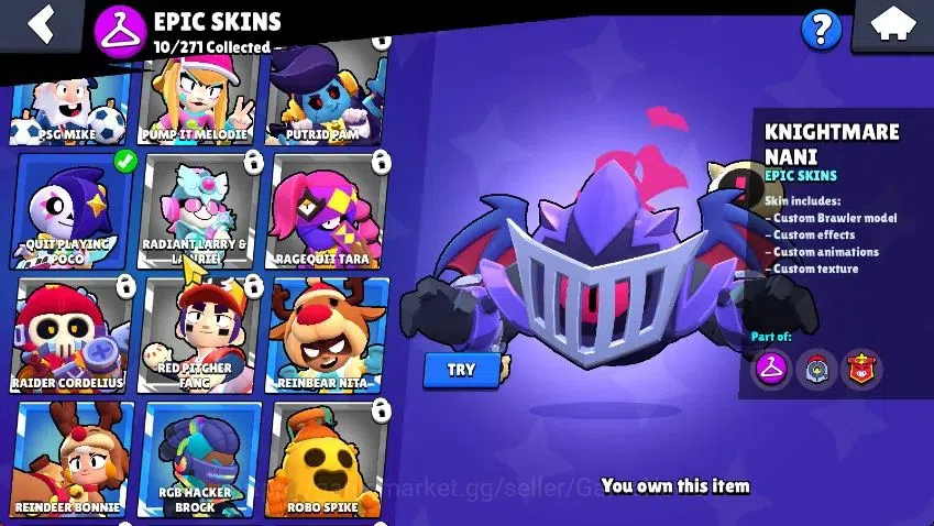 Brawl Stars Accounts 2344 Trophy|33 Brawlers 5 MAX Lvl [Edgar,Colt,Darr image 13