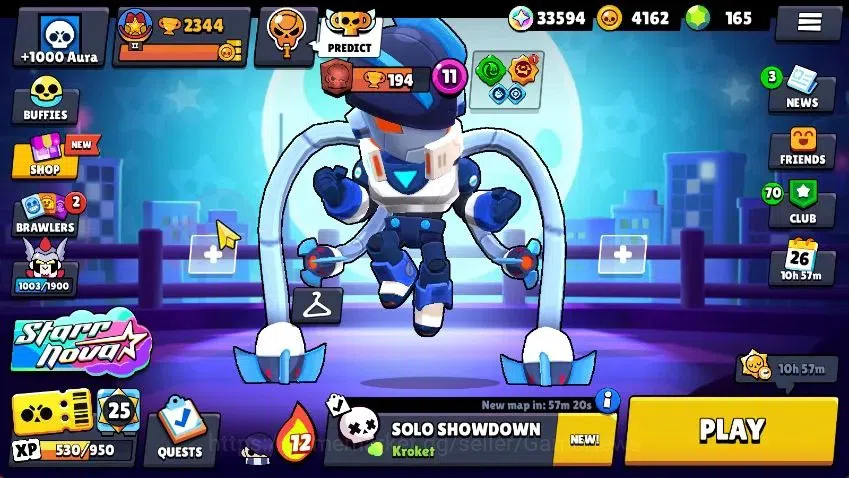 Brawl Stars Accounts 2344 Trophy|33 Brawlers 5 MAX Lvl [Edgar,Colt,Darr image 2