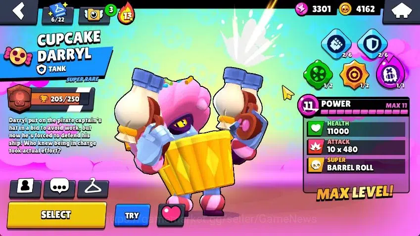 Brawl Stars Accounts 2344 Trophy|33 Brawlers 5 MAX Lvl [Edgar,Colt,Darr image 20
