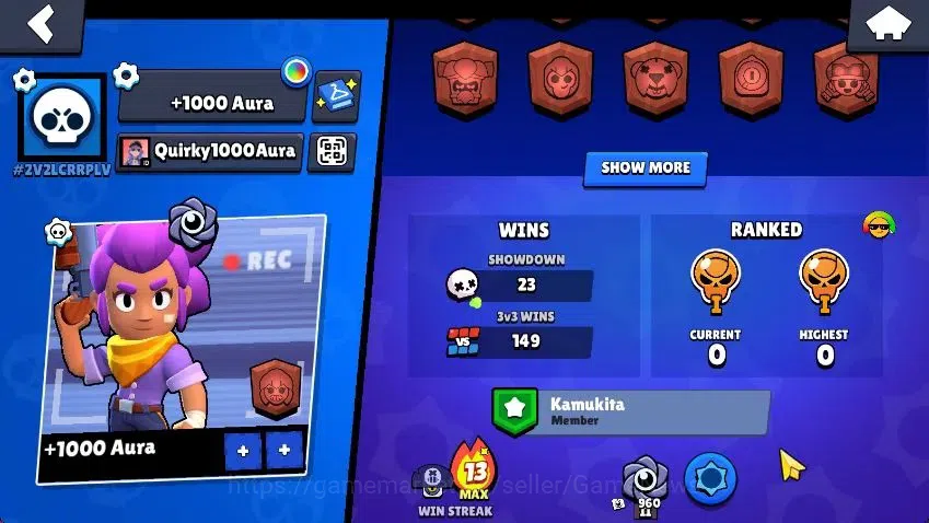 Brawl Stars Accounts 2344 Trophy|33 Brawlers 5 MAX Lvl [Edgar,Colt,Darr image 3