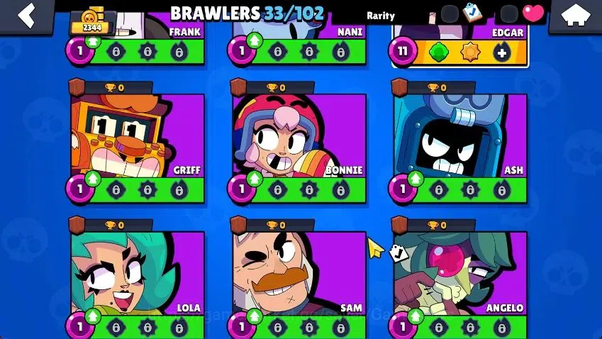 Brawl Stars Accounts 2344 Trophy|33 Brawlers 5 MAX Lvl [Edgar,Colt,Darr image 6