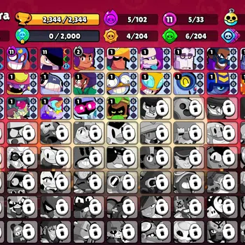 Brawl Stars Accounts 2344 Trophy|33 Brawlers 5 MAX Lvl [Edgar,Colt,Darr image 1