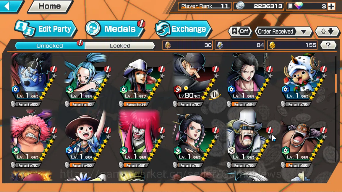 One Piece Bounty Rush Accounts Global|5EX|Winner Island Law,5Elder Nusjuro,MWD Lu image 10