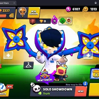Brawl Stars Accounts Trophy 2337|27 Brawlers|4 Max (Edgar,Bonnie,Colette,Gene)|4 Mythic,4 Epic Skins|540 Bling|100