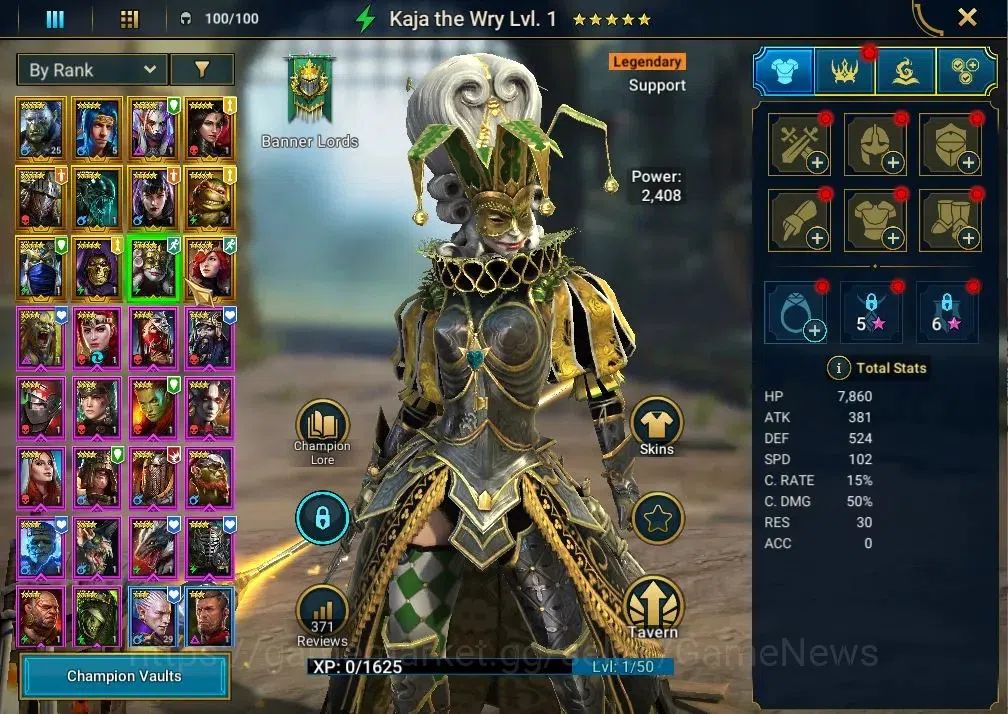 Raid: Shadow Legends Accounts Lv 18|619K Power|23 Legend(Artak,Ninja,Xenomorph,E image 10