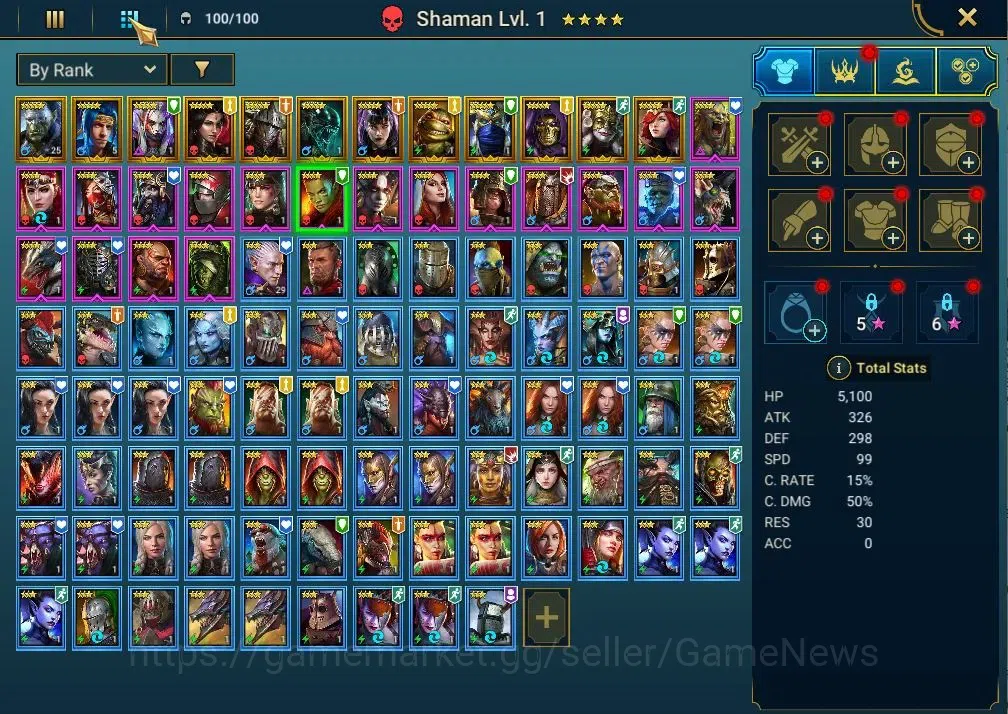 Raid: Shadow Legends Accounts Lv 18|619K Power|23 Legend(Artak,Ninja,Xenomorph,E image 12
