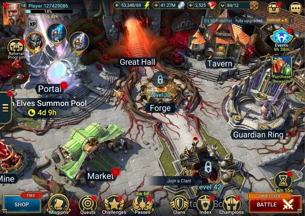 Raid: Shadow Legends Accounts Lv 18|619K Power|23 Legend(Artak,Ninja,Xenomorph,E image 2