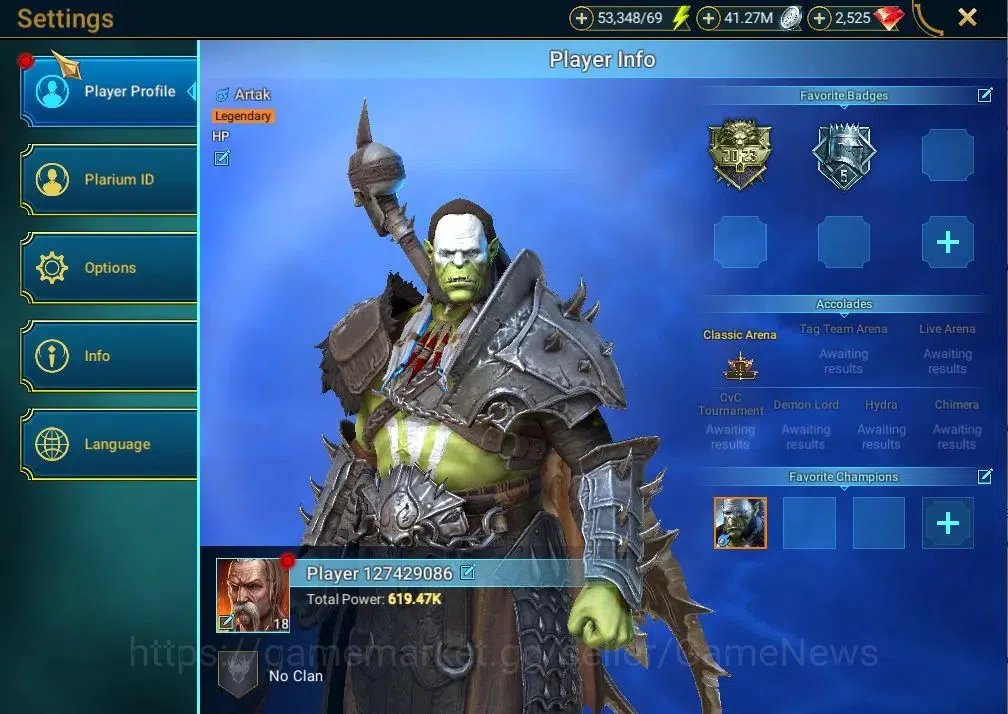 Raid: Shadow Legends Accounts Lv 18|619K Power|23 Legend(Artak,Ninja,Xenomorph,E image 3