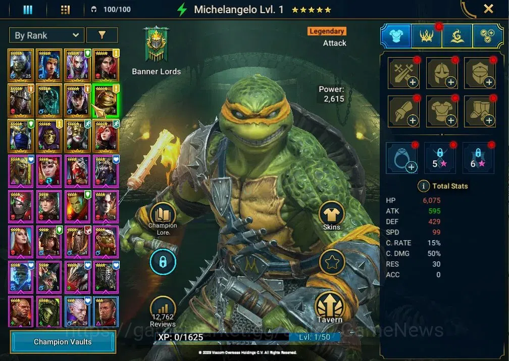 Raid: Shadow Legends Accounts Lv 18|619K Power|23 Legend(Artak,Ninja,Xenomorph,E image 7