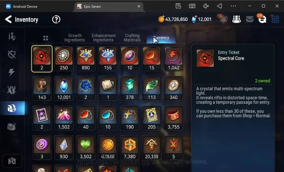 Epic Seven Accounts GLOBAL Unverif|20 ML(Monarch otS Iseria,Salome,BAr image 20