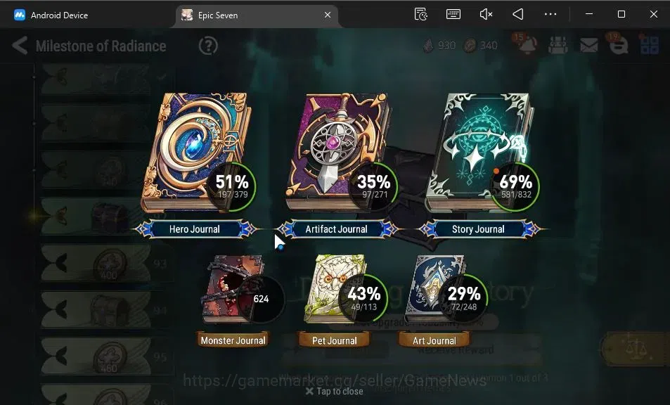 Epic Seven Accounts GLOBAL Unverif|20 ML(Monarch otS Iseria,Salome,BAr image 5
