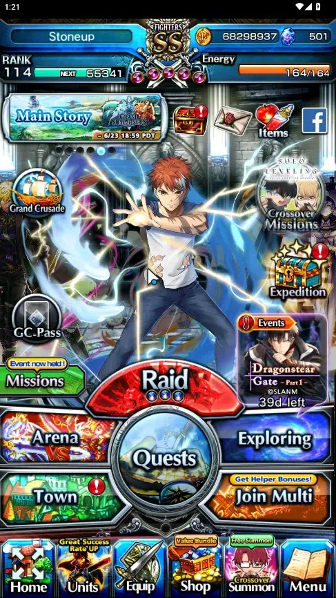 Grand Summoners Accounts Global|Rank 114|1 SpArt|31 Ascend 13 TW|(SMiyu,Shi image 1