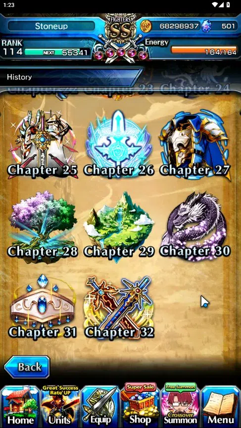 Grand Summoners Accounts Global|Rank 114|1 SpArt|31 Ascend 13 TW|(SMiyu,Shi image 11