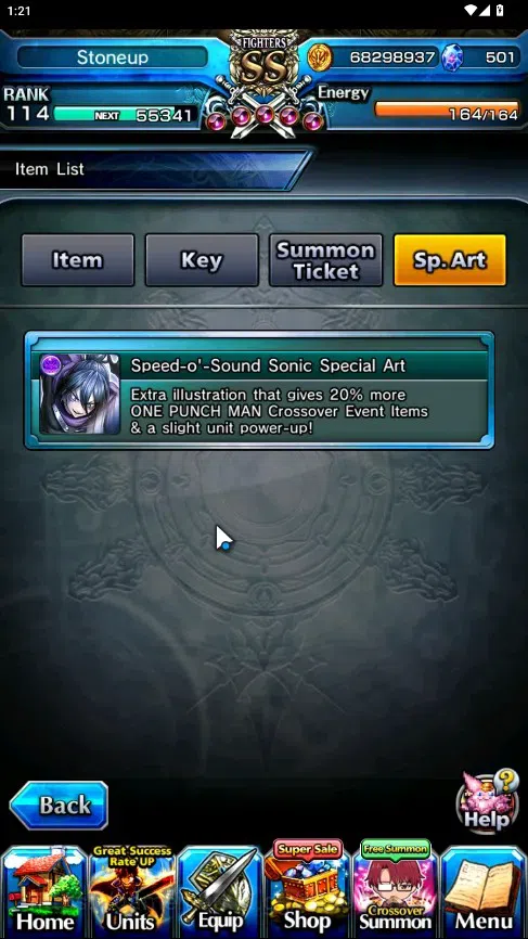 Grand Summoners Accounts Global|Rank 114|1 SpArt|31 Ascend 13 TW|(SMiyu,Shi image 2