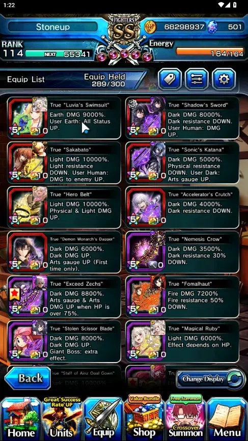 Grand Summoners Accounts Global|Rank 114|1 SpArt|31 Ascend 13 TW|(SMiyu,Shi image 7