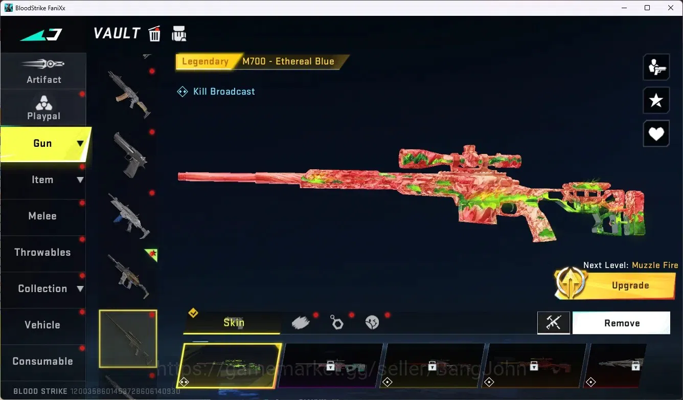 Blood Strike Accounts ASIA |Eternal Striker: ZERO-Odashadow|Legendary Ka image 11