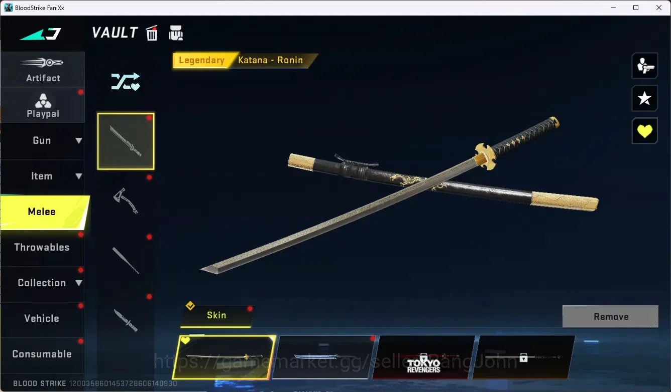 Blood Strike Accounts ASIA |Eternal Striker: ZERO-Odashadow|Legendary Ka image 19