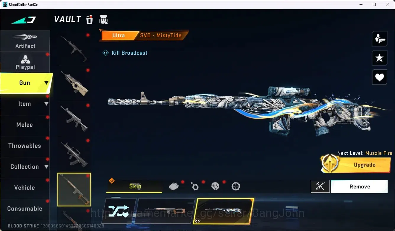 Blood Strike Accounts ASIA |Eternal Striker: ZERO-Odashadow|Legendary Ka image 3