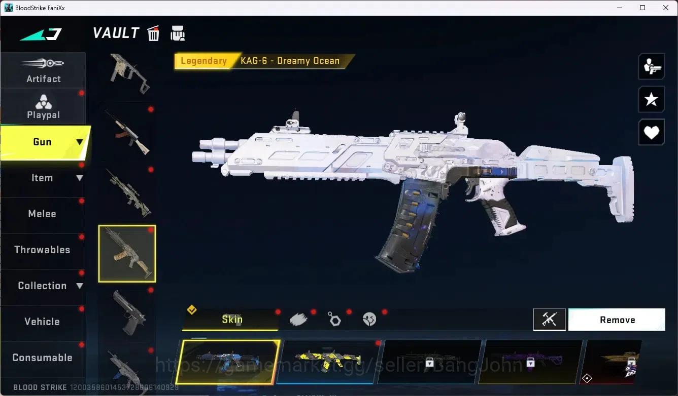 Blood Strike Accounts ASIA |Eternal Striker: ZERO-Odashadow|Legendary Ka image 9