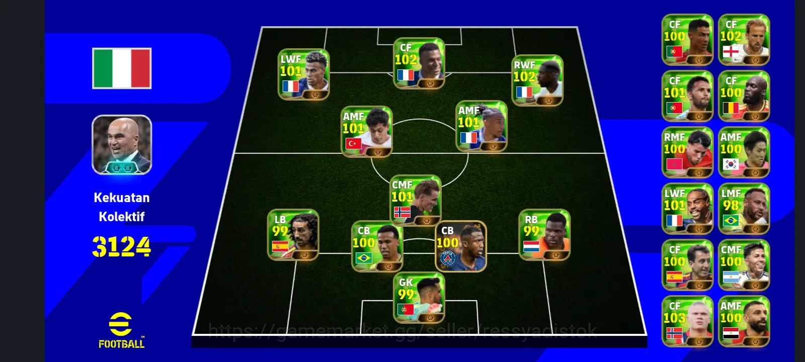 eFootball Accounts Legends & Iconic Players EFOOTBALL 2026 | LEGEND Z IBRAHIMOVIC, J CRUYFF, ST T ALEXANDER ARNOLD, F 2