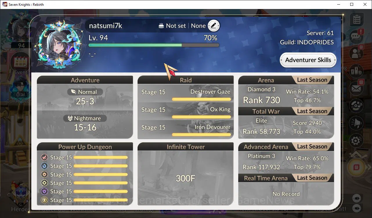 Seven Knights Re:Birth Accounts GLOBAL-SEA|4 Ex-7k [Gelidus,Fai,Juri,Melia] +17 TC image 5
