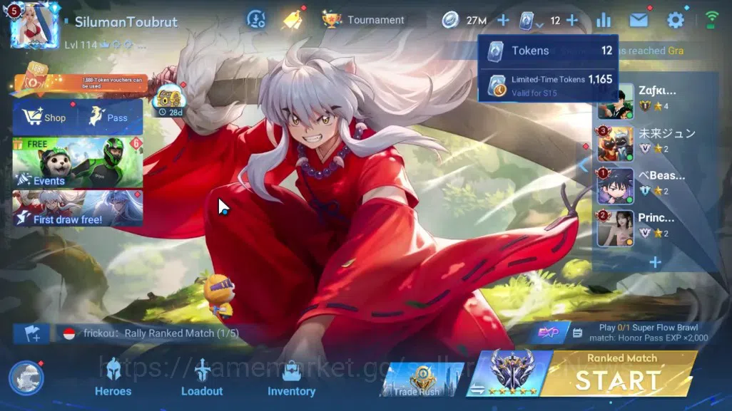 Honor of Kings Accounts Hero 113 Skin 164|SaintSeiya Gold Sagittarius,Gold image 1