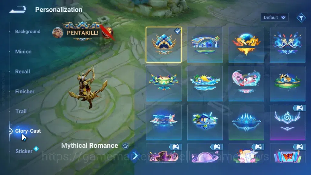 Honor of Kings Accounts Hero 113 Skin 164|SaintSeiya Gold Sagittarius,Gold image 11