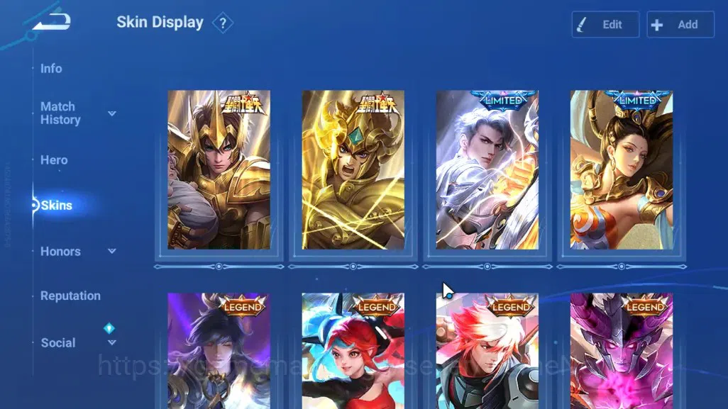 Honor of Kings Accounts Hero 113 Skin 164|SaintSeiya Gold Sagittarius,Gold image 3