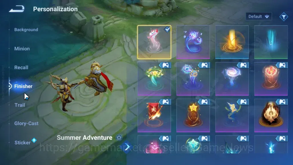 Honor of Kings Accounts Hero 113 Skin 164|SaintSeiya Gold Sagittarius,Gold image 9
