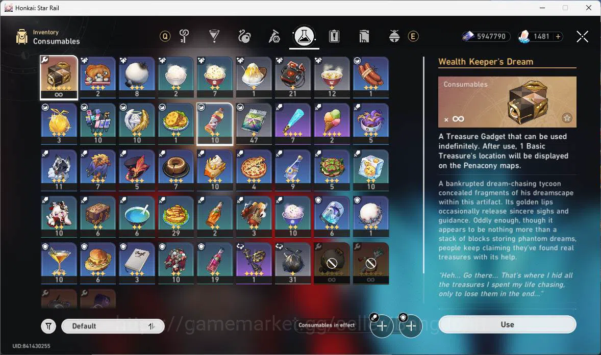 Honkai Star Rail Accounts ASIA|TL 61|6 Limit|Jade 1481|CarryTeam(Archer,Spar image 1