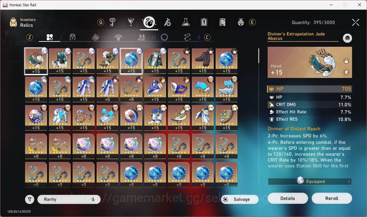 Honkai Star Rail Accounts ASIA|TL 61|6 Limit|Jade 1481|CarryTeam(Archer,Spar image 5