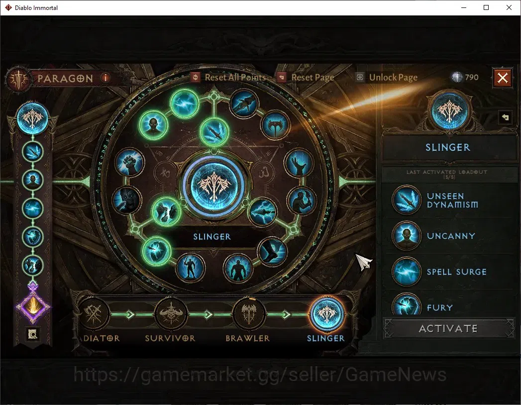Diablo Immortal Accounts SA - Malah|CS ON|Lv60(934)|Druid|46k CR|Reso 390|P image 10