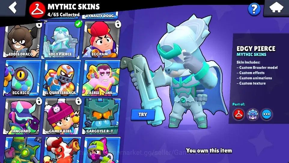 Brawl Stars Accounts 6632 Trophy|1174 Bling|54 Brawlers 3 Max [Doug,Sur image 19