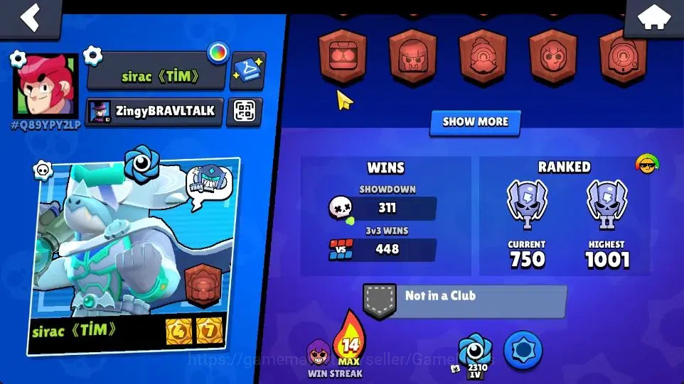 Brawl Stars Accounts 6632 Trophy|1174 Bling|54 Brawlers 3 Max [Doug,Sur image 3
